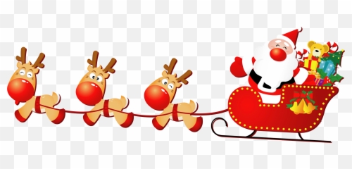Santa Sleigh Png Images Free Download - On
