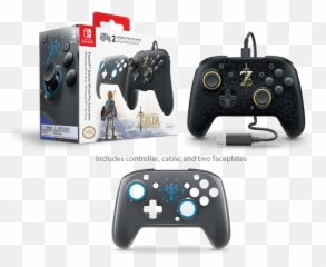 Pdp Faceoff Wired Pro Controller For Switch - Zelda Pro Controller Switch Zelda Png,Switch Controller Png