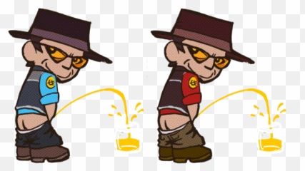 Pee In Jar By Nickeck - Tf2 Administrator Rule 34 600x358 Gravituy Falls Rule 34 Png,Pee Png