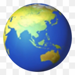 Asian Australian Australien World Emoji - Emoji Png,Earth Emoji Png