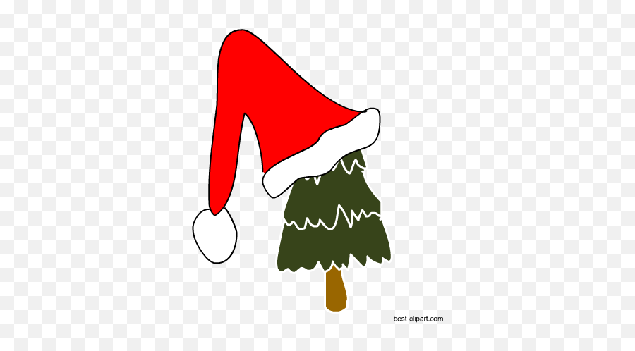 Free Christmas Clip Art Santa Gingerbread And - Clip Art Png,Santas Hat Png