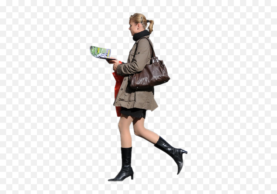 Women Walking Silhouette People Cutout - Walking Person Side Png,People Walking Silhouette Png