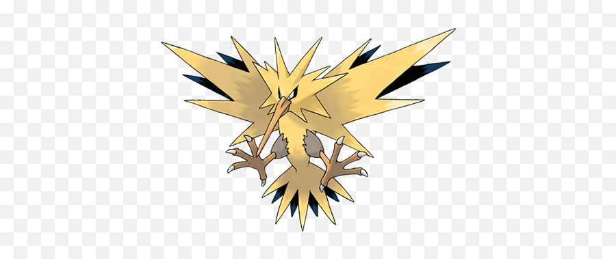 Zapdos - Pokemon Zapdos Png,Moltres Png