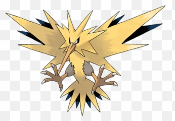 Zapdos - Pokemon Zapdos Png,Moltres Png