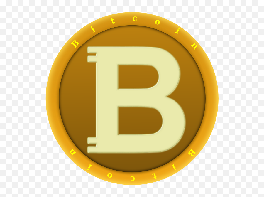 Golden Bitcoin Coin Free Svg - Clip Art Png,Bitcoin Logos