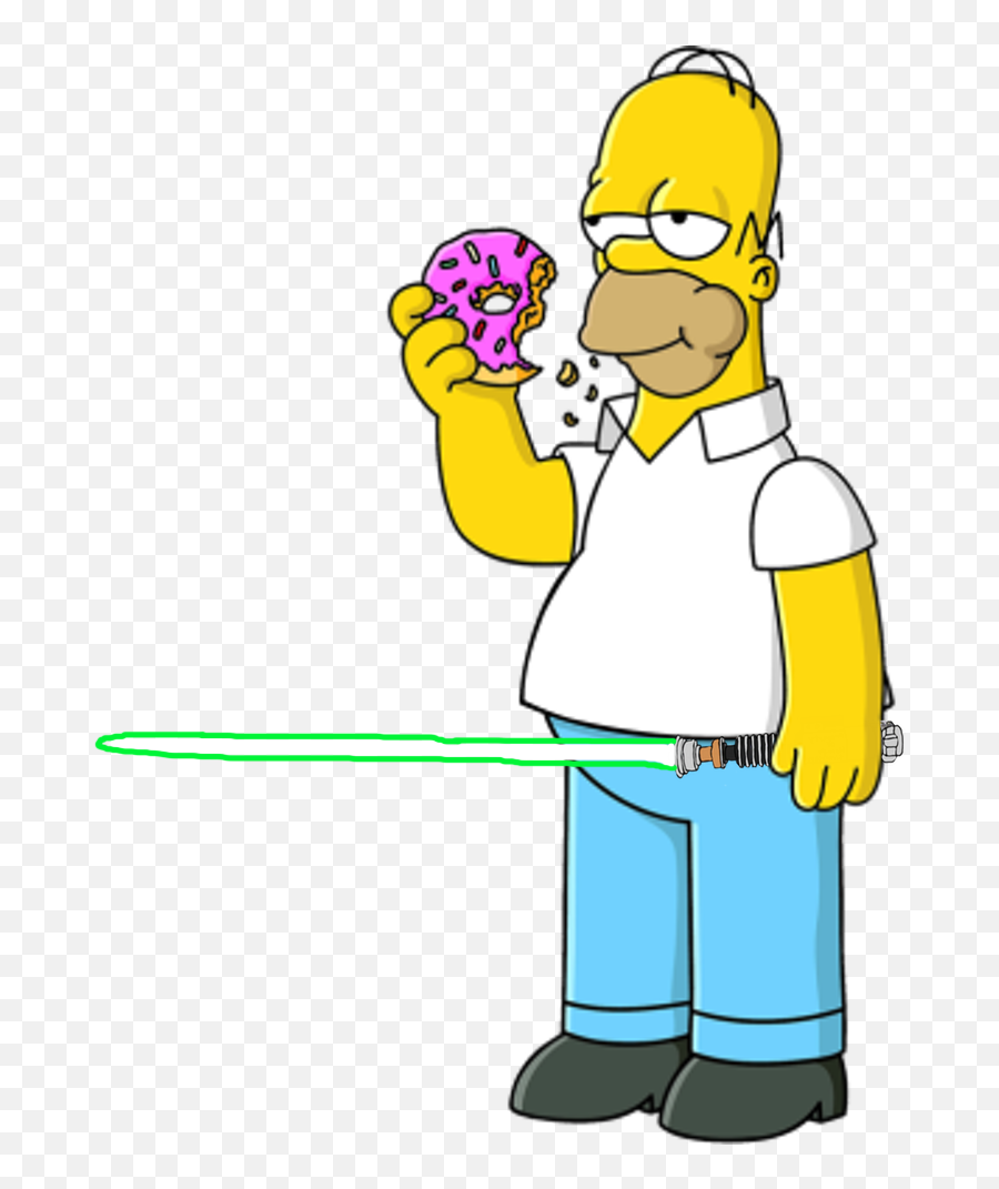 Download Luke Skywalker Clipart The Simpsons - Homer Simpson Homero Simpson Dibujo Png,Simpsons Transparent