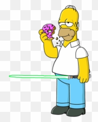 Download Luke Skywalker Clipart The Simpsons - Homer Homero Dibujo png