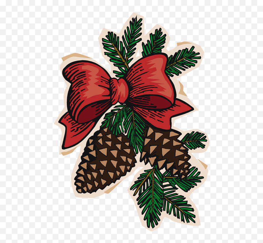 Clip - Christmas Png,Pine Cone Png