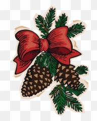 Clip - Christmas Png,Pine Cone Png