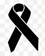 Download Hd Black Awareness Ribbon - Light Purple Cancer Hemochromatosis Screening And Month png
