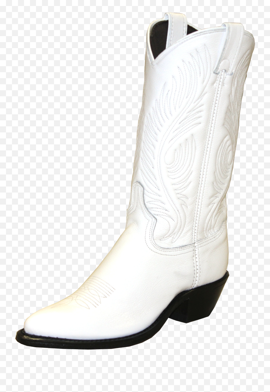 Western Cowboy White Boots Clipart - Womens White Cowboy Boots Png,Boot Transparent