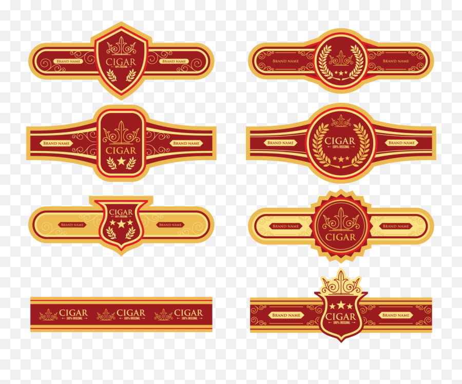 Cigar Label Vector - Download Free Vectors Clipart Graphics Cigar Label Png,Cigar Transparent