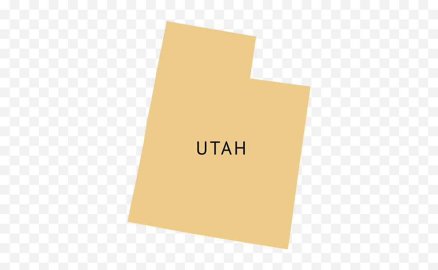 Utah State Plain Map - Transparent Png U0026 Svg Vector File Paper,Plain Png