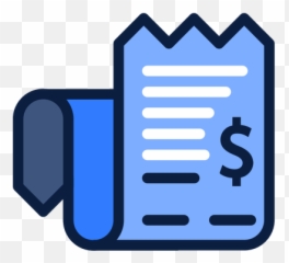 Payment Receipt Icon Of Colored Outline Style - Available Receipt Png