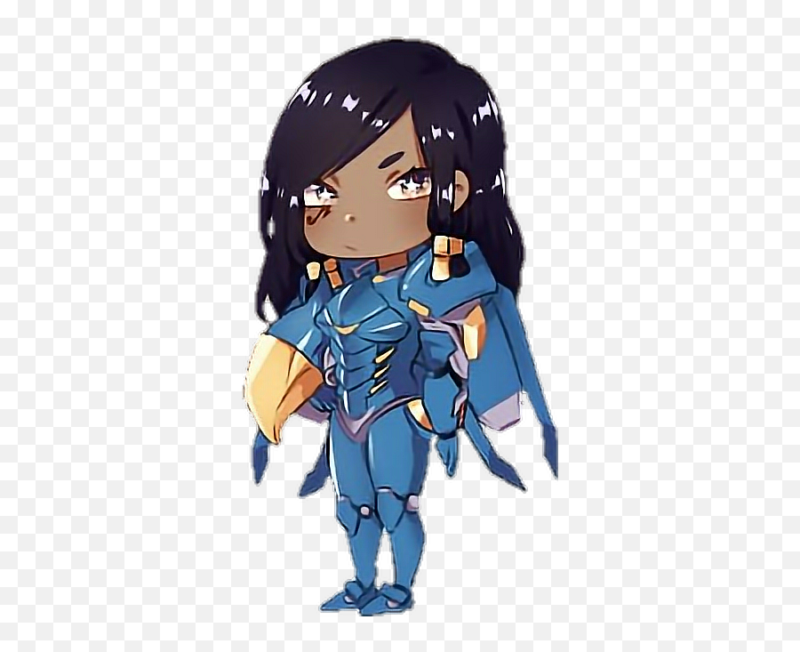 Overwatch Pharah Cute Chibi Sticker By Hanniskywalker - Anime Cute Overwatch Pharah Png,Pharah Transparent