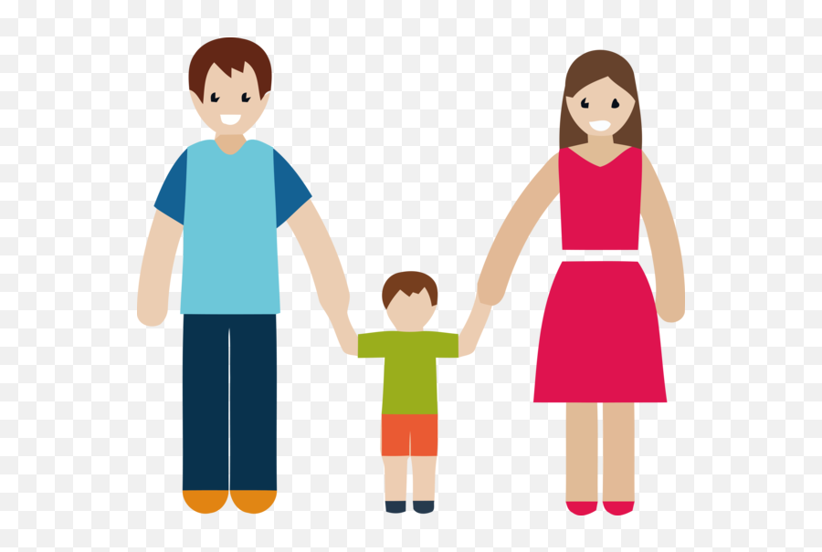 Family Day People Cartoon Child For Happy - Family Png,Happy Person Png