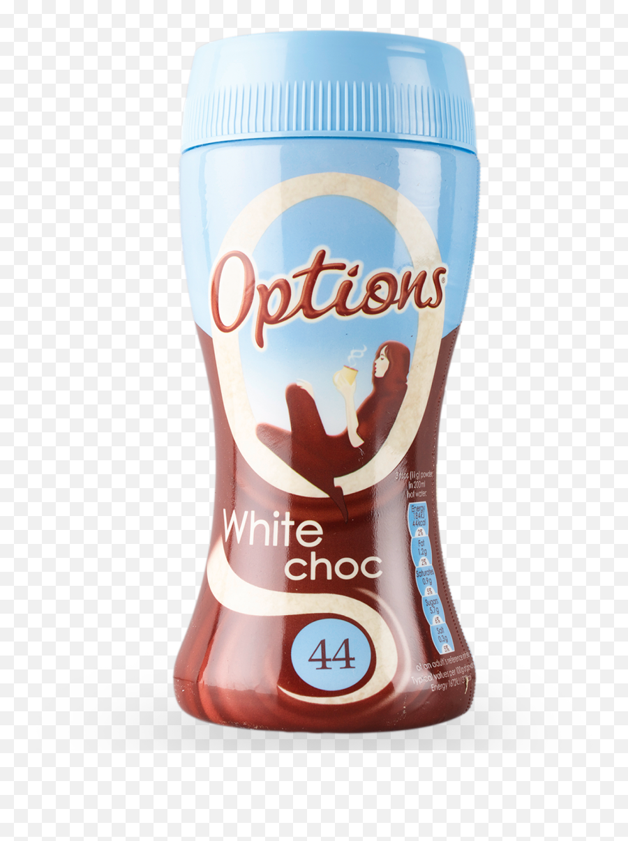 Options White Choc - Jar Hot Chocolate U0026 Malt Drinks Options White Hot Chocolate Png,Hot Cocoa Png