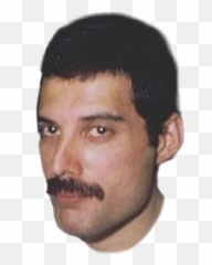 Freddie Mercury Face Png - Transparent Background