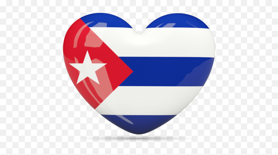Cuban Flag In A Heart - Pray For Cuba Png,Cuban Flag Png