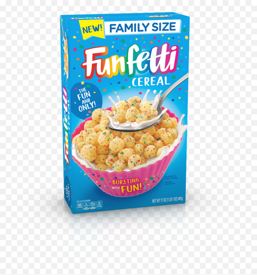 Cereal Funfetti Is - Pillsbury Funfetti Cereal Png,Cereal Png