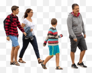 Family With Dad Mustache - Photoshop Cut Out png