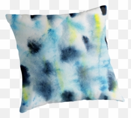 Download Watercolor Abstract Spots In The Scandinavian Style - Cushion png