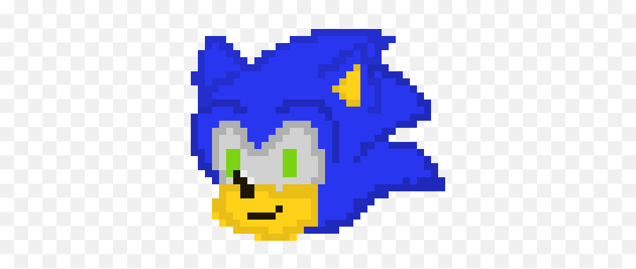 Sonic Head - Halloween Pixel Art Gif Png,Sonic Head Png