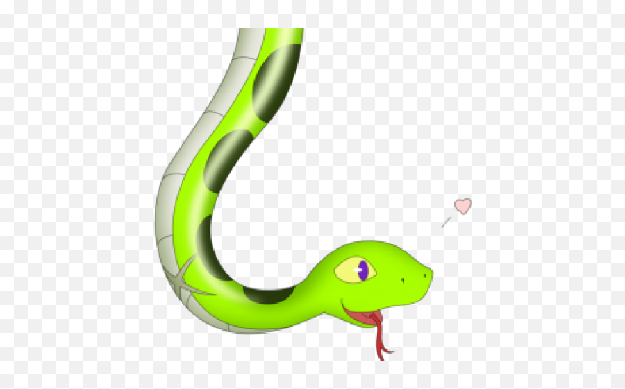 Smooth Green Snake Clipart Powerpoint - Cute Snake Cartoon Png,Snake Transparent