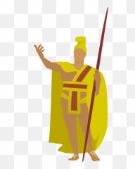 Kingdom Of Hawaii Founder Clipart - King Kamehameha Statue Clipart Png,Kamehameha Png