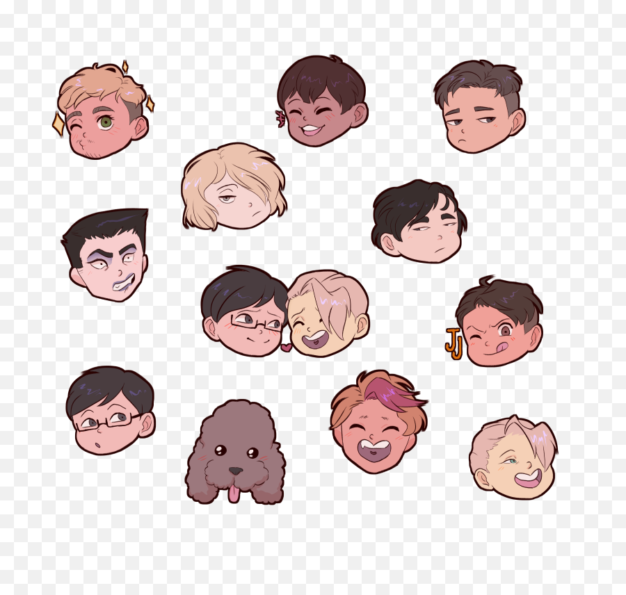 Download Author Comments - Yuri On Ice Stickers Png Image Yuri On Ice Stickers,Yuri On Ice Png