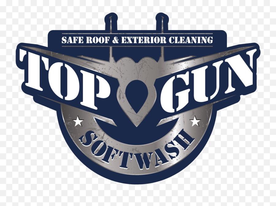 Roof Cleaning And House Washing In Atlanta - Bootcamp Png,Top Gun Logo