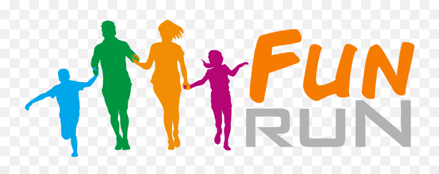 Fun Clip Art Png - Family Running Silhouette Png Family Fun Run Clipart,Children Silhouette Png