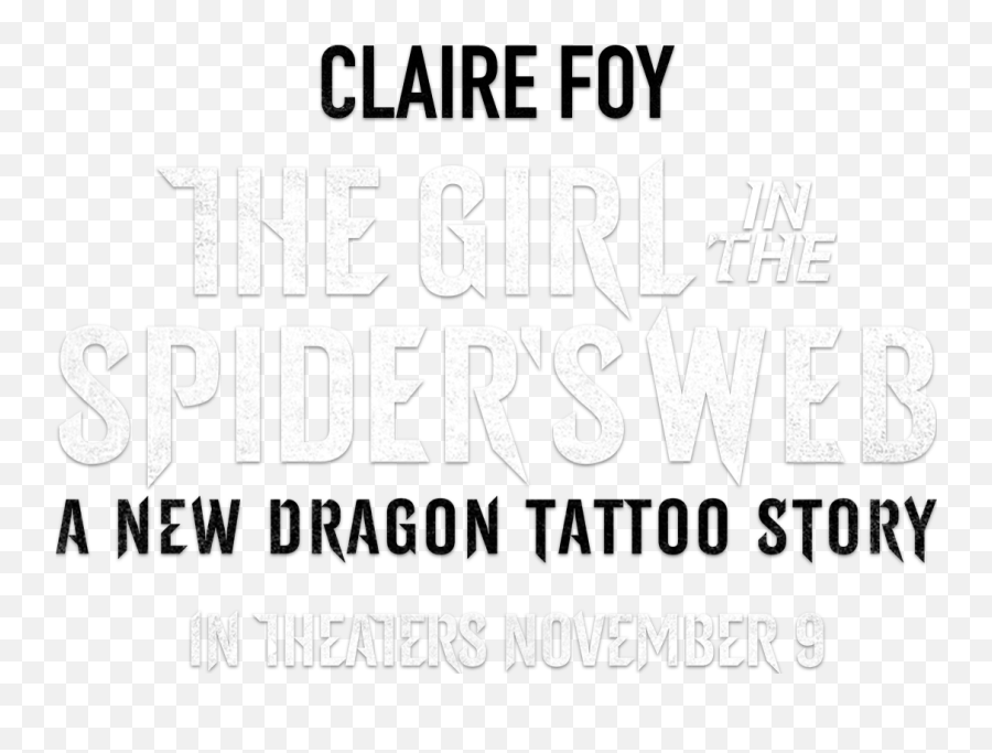 The Girl In Spideru0027s Web Synopsis Sony Pictures - Girl With The Dragon Tattoo Png,Spider Web Transparent