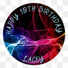 Neon - Neon Cupcake Toppers Png,Neon Circle Png