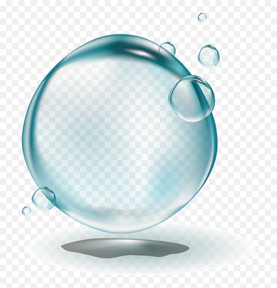Download Ftestickers Water Bubble Circle Shadoweffect - Full Water Bubble Icon Transparent Background Png,Water Effect Png