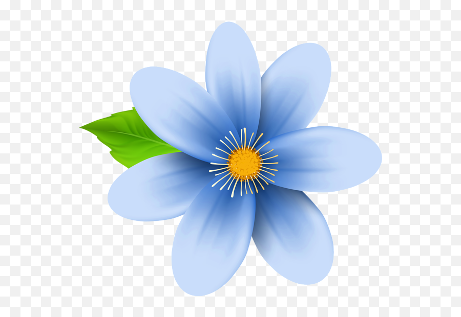 Blue Flower Png Transparent - Blue Flower Png Clipart,Blue Flowers Png
