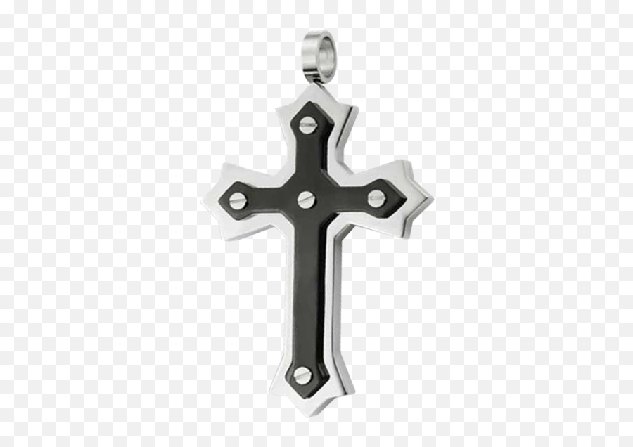 Download Layered Gothic Cross Pendant - Pendant Png,Gothic Cross Png
