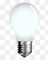 Bulb Png Images Light Led Idea Bulbs Clipart - Incandescent