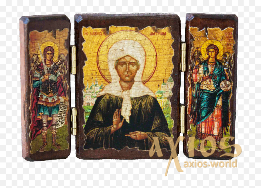 Icon Under The Antiquity Holy Blessed - Prophet Png,Entry Into Jerusalem Icon