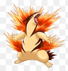 Pokemon 10157 Shiny Mega Typhlosion - X And Y Pokemon Drawing Png,Cyndaquil Png