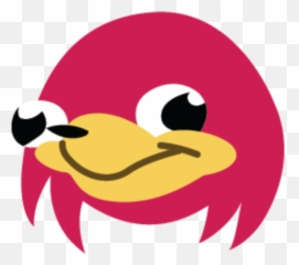 Meme Freetoedit - Sticker by Tjoffis Ugandan Knuckles Head Transparent png