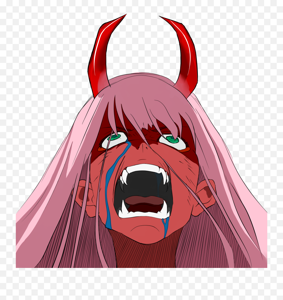 Red Oni Zero Two - Zero Two Anime Young Full Size Png Zero Two Red Oni,Oni Png