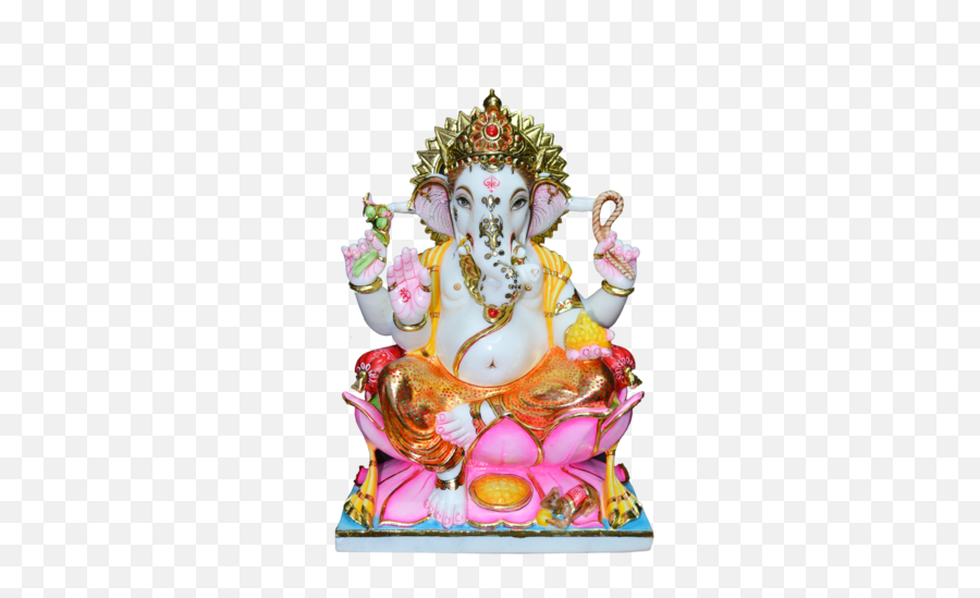 Ganesha Marble Statue 18 - Transparent Ganesh Murti Png,Ganesh Png