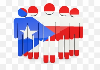 People Icon Illustration Of Flag Puerto Rico - La Administracion En Mexico png