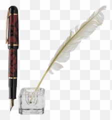 Pen Fountain Montblanc Goose - Free Image On Pixabay Goose Feather Ink Pen Png,Quill Pen Png