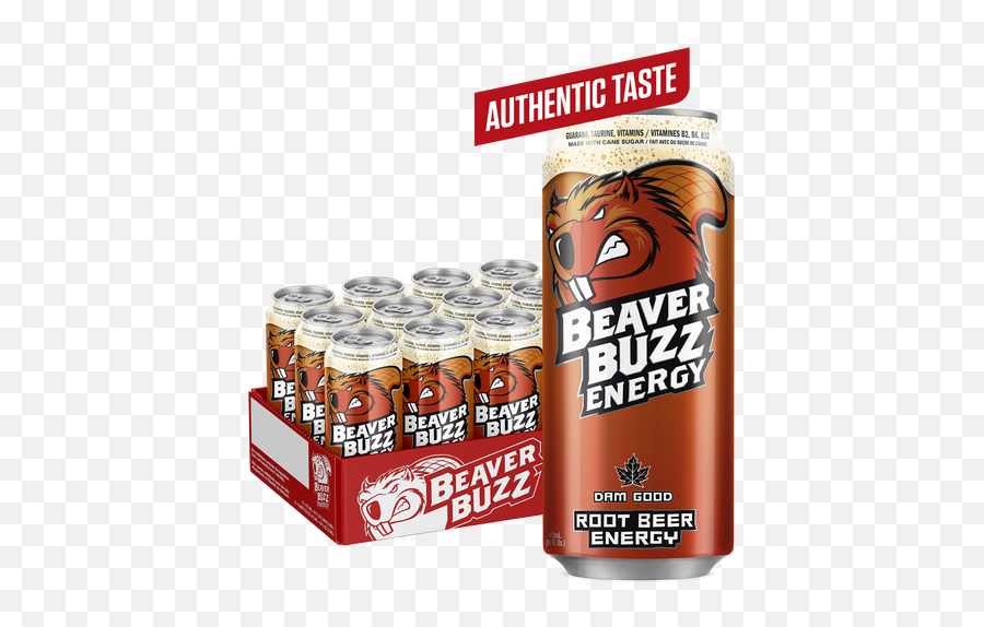 Beaver Buzz - Dam Good Energy Drinks Made With Real Cane Sugar Beaver Buzz Blackcurrant Png,Energy Drink Icon