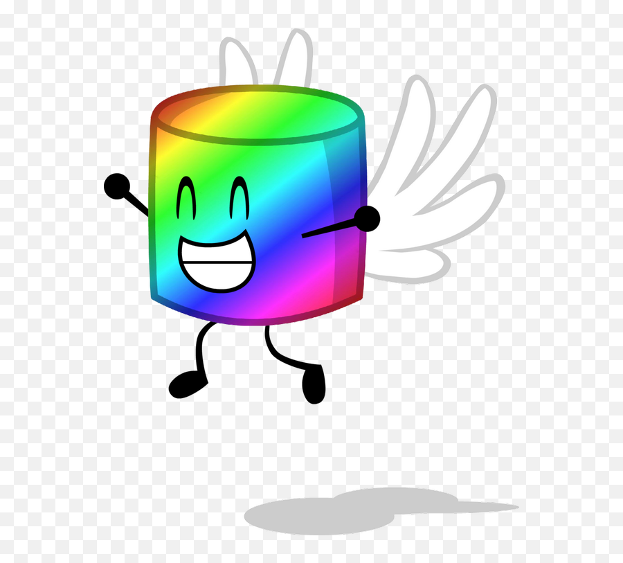Marshmallow Clipart Large - Rainbow Marshmallow With Wings Png,Marshmellow Png