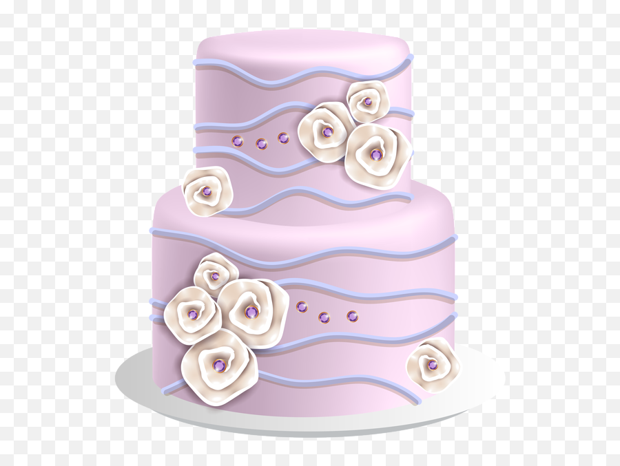 Elegant Cake Png Clip Art Image - Elegant Birthday Cake,Cake Png Transparent