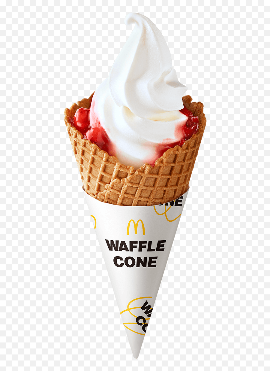 Japan Releasing New Waffle Cone - Mcdonalds Ice Cream Cone Png,Mccafe Logo