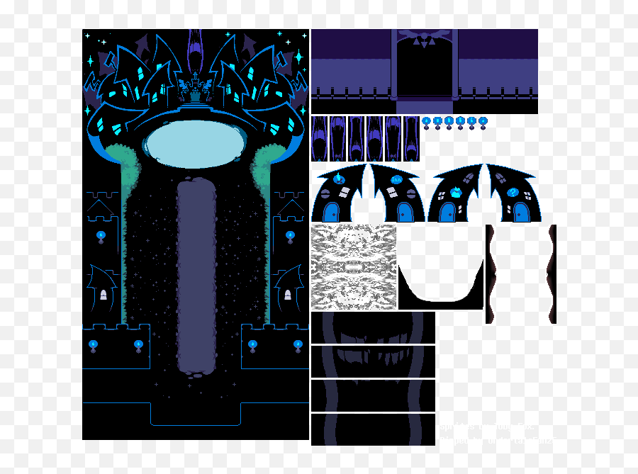 Pc Computer - Deltarune Castle Town Fountain Tiles Castletown Deltarune Png,Deltarune Ralsei Icon